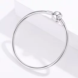 Bransoletka Bangle Typu Pandora Ciche serce - SCB144