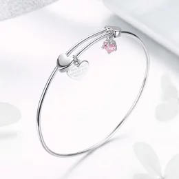 Bransoletka Bangle Typu Pandora Obietnica miłości - SCB124