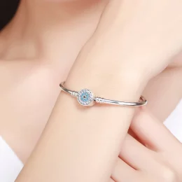 Bransoletka Bangle Typu Pandora Oko strażnika - SCB012