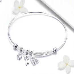 Bransoletka Bangle Typu Pandora Piękna obietnica - SCB119