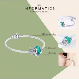 Bransoletka Bangle Typu Pandora Sakura - SCB822