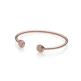 Bransoletka Pandora Rose Bangle, Cyrkonia Sześcienna