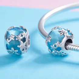 Charms Typu Pandora Akwamaryn Spowiedź Daisy - SCC878