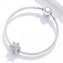 Charms Typu Pandora Błyszczące płatki śniegu - BSC368