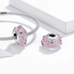 Charms Typu Pandora Błyszczące szkło - BSC409