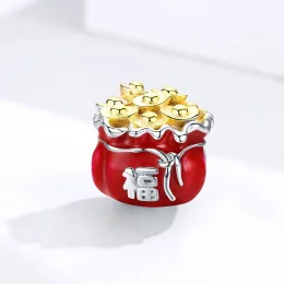 Charms Typu Pandora Chińska torba na szczęście - BSC100