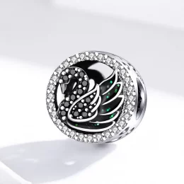 Charms Typu Pandora Czarny łabędź - SCC1342