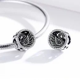 Charms Typu Pandora Czarny łabędź - SCC1342