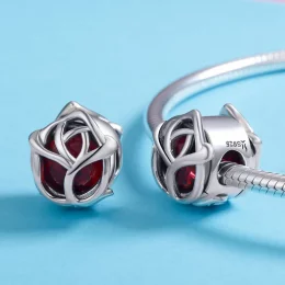 Charms Typu Pandora Czerwone róże - SCC568