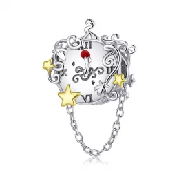 Charms Typu Pandora Dwutonową Magiczny zegar - BSC406