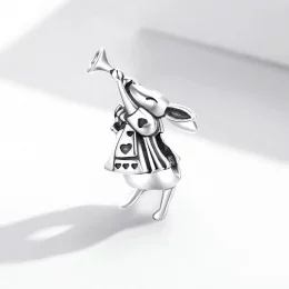 Charms Typu Pandora Figlarny królik - SCC2045