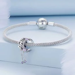 Charms Typu Pandora Frędzel księżycowy - BSC636