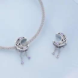 Charms Typu Pandora Frędzel księżycowy - BSC636