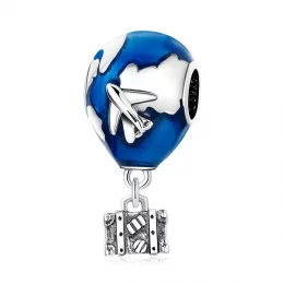 Charms Typu Pandora Globetrotter - Balon na ogrzane powietrze - SCC2028