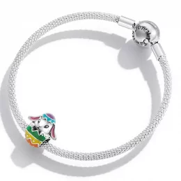 Charms Typu Pandora Jajka Zajączka - SCC2117