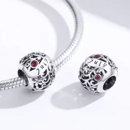 Charms Typu Pandora Kamień narodzin lipcowego granatu - SCC1385-7