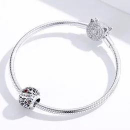 Charms Typu Pandora Kamień narodzin w styczniu - SCC1385-1