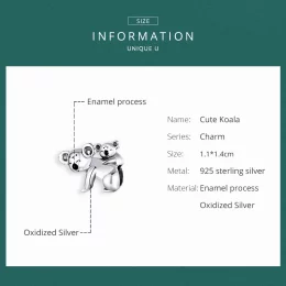 Charms Typu Pandora Koala z dzieckiem - BSC260