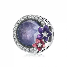 Charms Typu Pandora Kobieca moc - genialne kwiaty - SCC2141