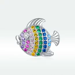 Charms Typu Pandora Kolorowe Ryby - SCC1803