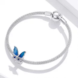 Charms Typu Pandora Kolorowy motyl - BSC405