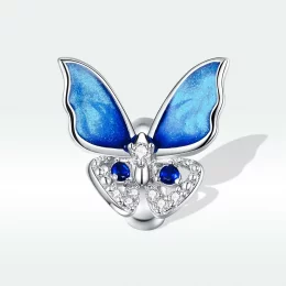 Charms Typu Pandora Kolorowy motyl - BSC405