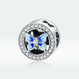 Charms Typu Pandora Kolorowy motyl - SCC1682