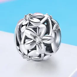 Charms Typu Pandora Kształt kwiatu - SCC729