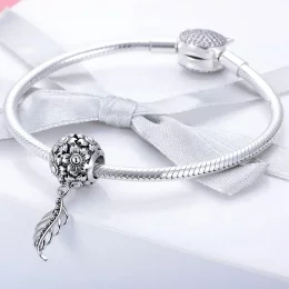 Charms Typu Pandora Kwiaty i Liście - SCC715