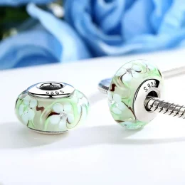 Charms Typu Pandora Kwiaty ze szkła Murano - SCZ020