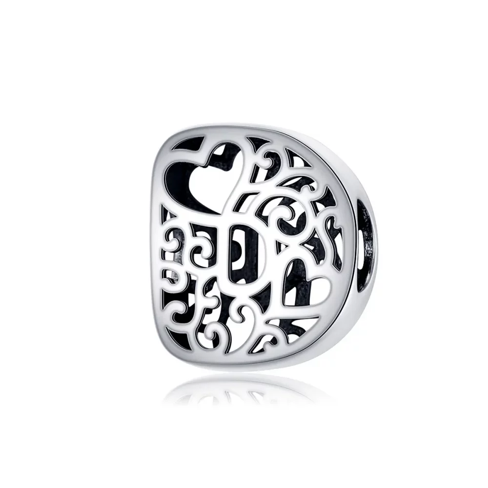 Charms Typu Pandora Magiczna litera D - SCC1229-D