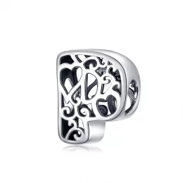 Charms Typu Pandora Magiczna litera P - SCC1229-P