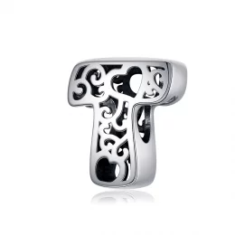 Charms Typu Pandora Magiczna litera T - SCC1229-T