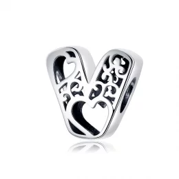 Charms Typu Pandora Magiczna litera V - SCC1229-V