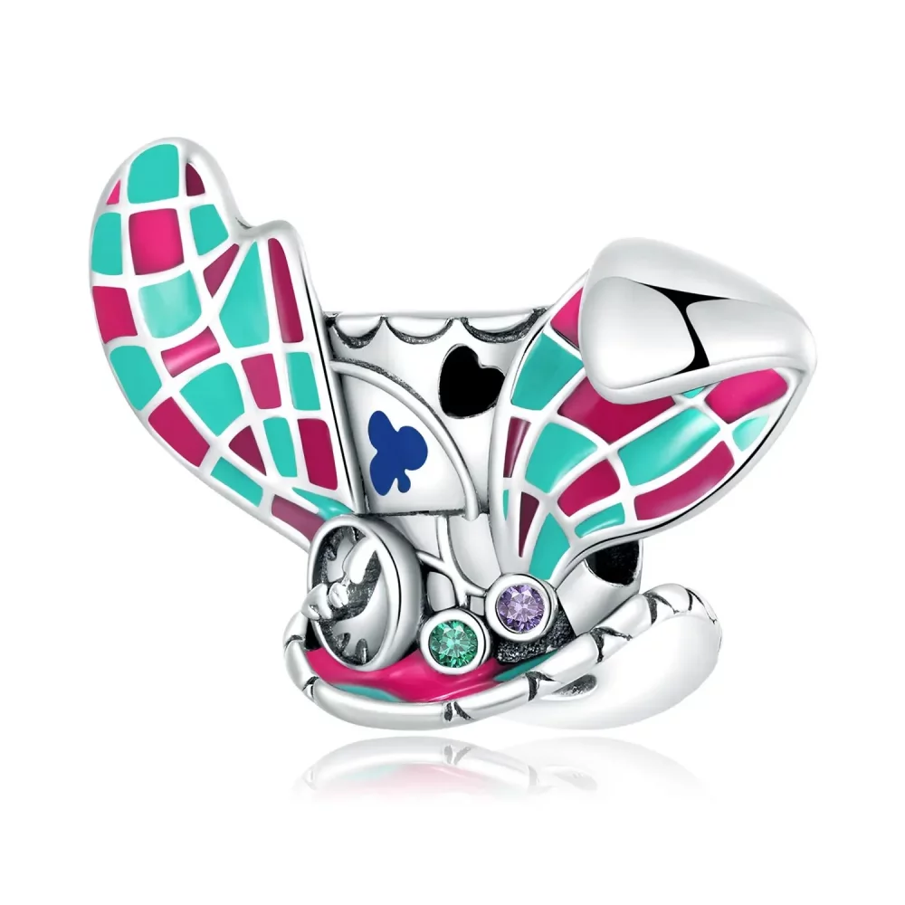 Charms Typu Pandora Magiczny Kapelusz Uszy Królika - SCC2243