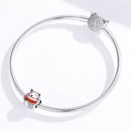 Charms Typu Pandora Maneki Neko - SCC1374