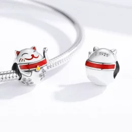 Charms Typu Pandora Maneki Neko - SCC1374