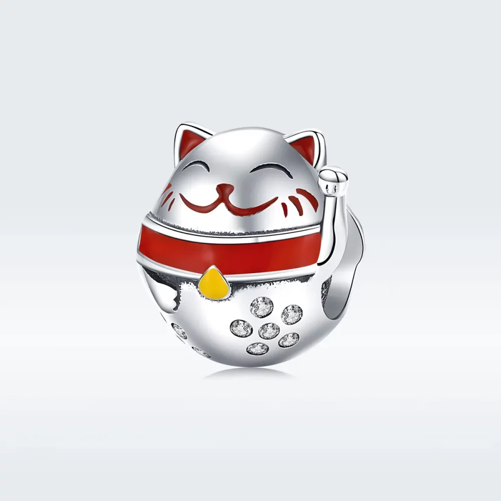 Charms Typu Pandora Maneki Neko - SCC1374