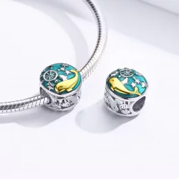 Charms Typu Pandora Mały wieloryb - SCC1296