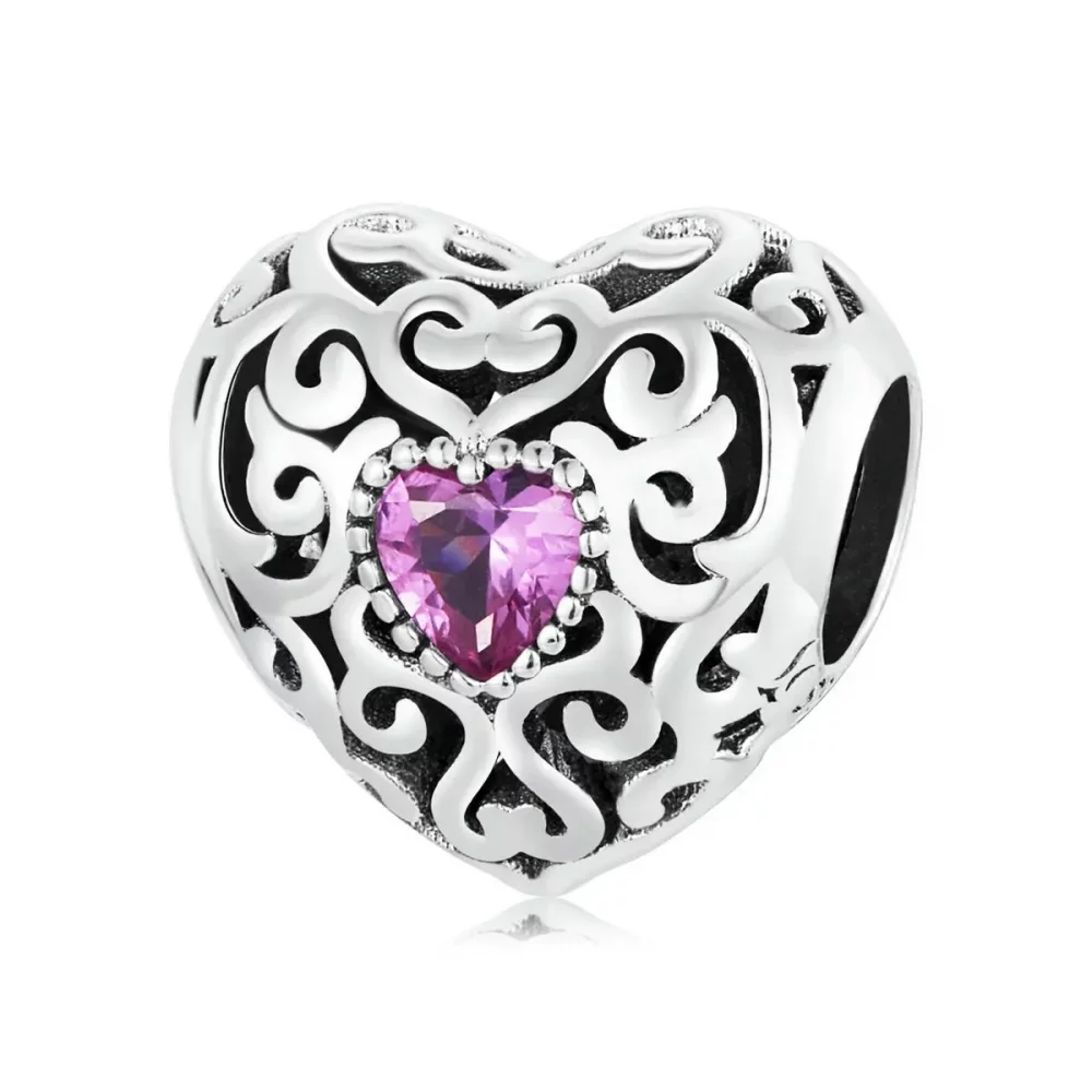 Charms Typu Pandora Miłość w stylu retro - SCC2136