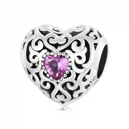 Charms Typu Pandora Miłość w stylu retro - SCC2136