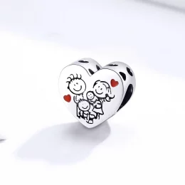 Charms Typu Pandora Moja rodzina - BSC237