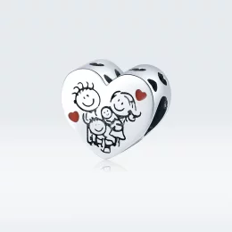 Charms Typu Pandora Moja rodzina - BSC237