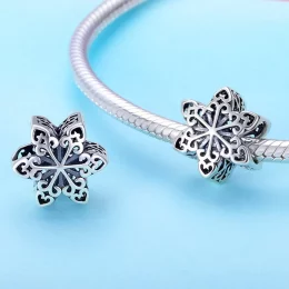 Charms Typu Pandora Musujący płatek śniegu - SCC719