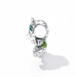 Charms Typu Pandora Neonowa lalka miś - SCC2231