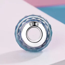 Charms Typu Pandora Niebieski koralik ze szkła Murano - SCZ054