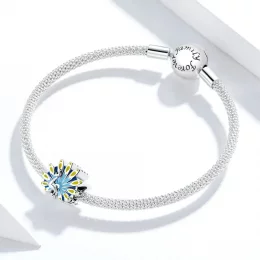 Charms Typu Pandora niebieski paw - SCC1644