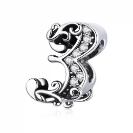 Charms Typu Pandora Numer 3 - SCC1418-3