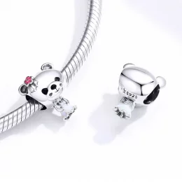 Charms Typu Pandora panna młoda niedźwiedź - SCC1474