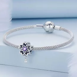 Charms Typu Pandora Perłowy streamer - BSC637